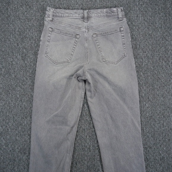 Abercrombie Fitch Jeans Womens 29 Gray 90s Straight Ultra High Rise 8s - Picture 4 of 9